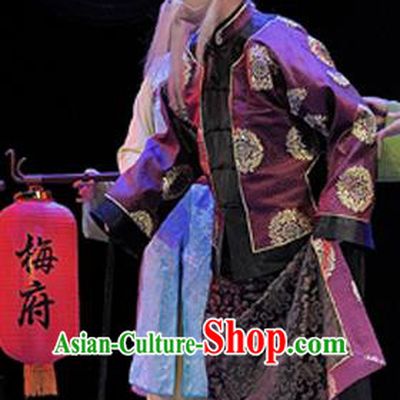 Legend of Chen Mapo Chinese Sichuan Opera Old Man Apparels Costumes and Headpieces Peking Opera Highlights Landlord Garment Patriarch Clothing