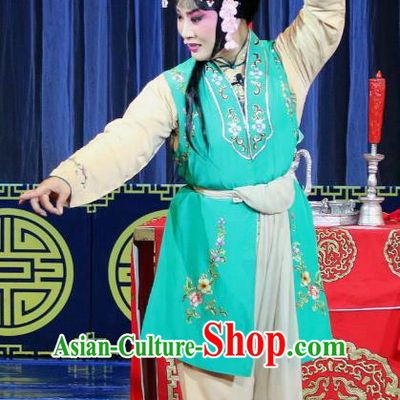 Chinese Sichuan Highlights Opera Garment Costumes and Headdress Hua Wenfang Qiang Qin Traditional Peking Opera Hua Tan Dress Diva Cui Xiu Apparels