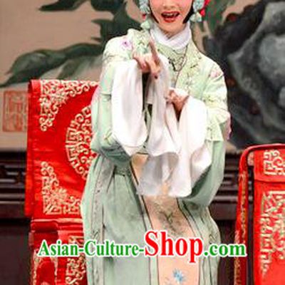 Chinese Hebei Clapper Opera Hua Tan Liang Fengying Garment Costumes and Headdress He Feng Qun Traditional Bangzi Opera Actress Dress Rich Lady Apparels