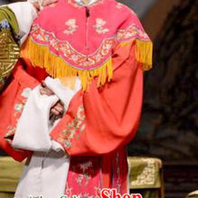 Chinese Hebei Clapper Opera Diva Liang Fengying Garment Costumes and Headdress He Feng Qun Traditional Bangzi Opera Young Lady Rosy Dress Actress Apparels
