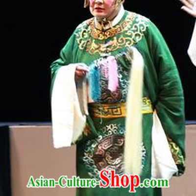 Shi Jiu Taibai Chinese Sichuan Opera Eunuch Gao Lishi Apparels Costumes and Headpieces Peking Opera Highlights Garment Clown Clothing