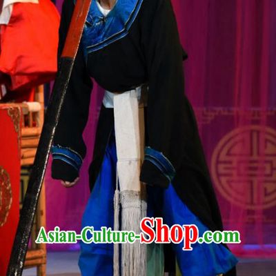 Jin Tai Jiang Chinese Sichuan Opera Runners Apparels Costumes and Headpieces Peking Opera Highlights Figurant Garment Clown Hou Yin Clothing