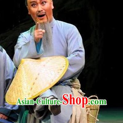 Yu Chenglong Chinese Bangzi Opera Feudal Provincial Apparels Costumes and Headpieces Traditional Hebei Clapper Opera Laosheng Garment Civilian Clothing