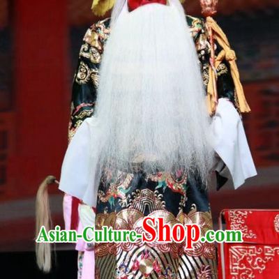 Er Jin Gong Chinese Bangzi Opera Lord Xu Yanzhao Apparels Costumes and Headpieces Traditional Shanxi Clapper Opera Elderly Male Garment Duke Clothing