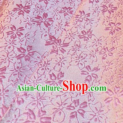 Asian Chinese Traditional Pattern Design Pink Brocade Silk Fabric Tang Suit Tapestry Satin Material DIY Cheongsam Damask