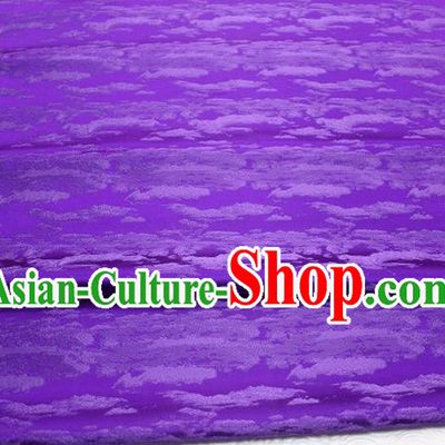 Chinese Cheongsam Classical Pattern Design Purple Brocade Asian Traditional Tapestry Material DIY Satin Damask Mongolian Robe Silk Fabric