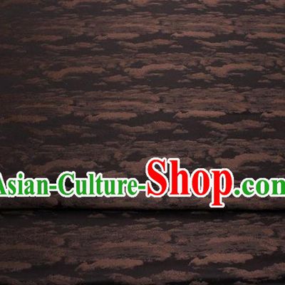 Chinese Cheongsam Classical Pattern Design Brown Brocade Asian Traditional Tapestry Material DIY Satin Damask Mongolian Robe Silk Fabric