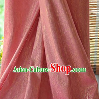 Top Quality Chinese Classical Pattern Peach Pink Gauze Material Asian Traditional Curtain Cloth Fabric