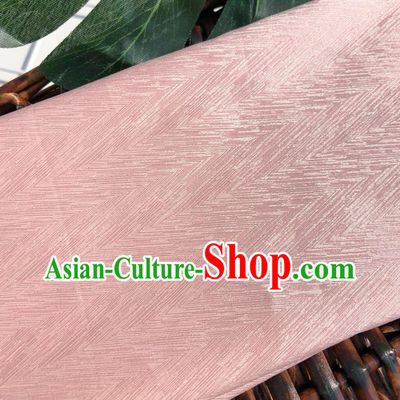 Top Quality Chinese Pink Satin Fabric Traditional Asian Hanfu Dress Cloth Silk Material Traditional Jacquard Tapestry