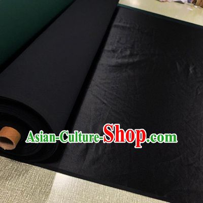 Chinese Cheongsam Classical Black Watered Gauze Asian Top Quality Silk Material Cloth Fabric