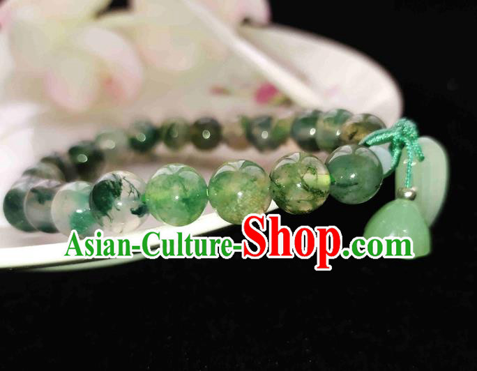 Chinese Handmade Beads Bracelet Traditional Hanfu Jewelry Accessories Bangle for Women Chinese Handmade Beads Bracelet Traditional Hanfu Jewelry Accessories Bangle for Women
