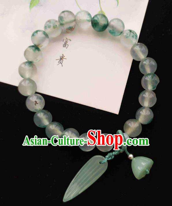Chinese Handmade Beads Bracelet Traditional Hanfu Jewelry Accessories Bangle for Women Chinese Handmade Beads Bracelet Traditional Hanfu Jewelry Accessories Bangle for Women