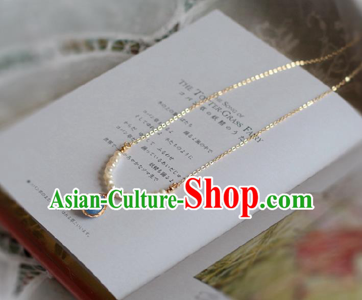 Baroque Handmade Pearls Jewelry Accessories European Novel Design Necklace for Women