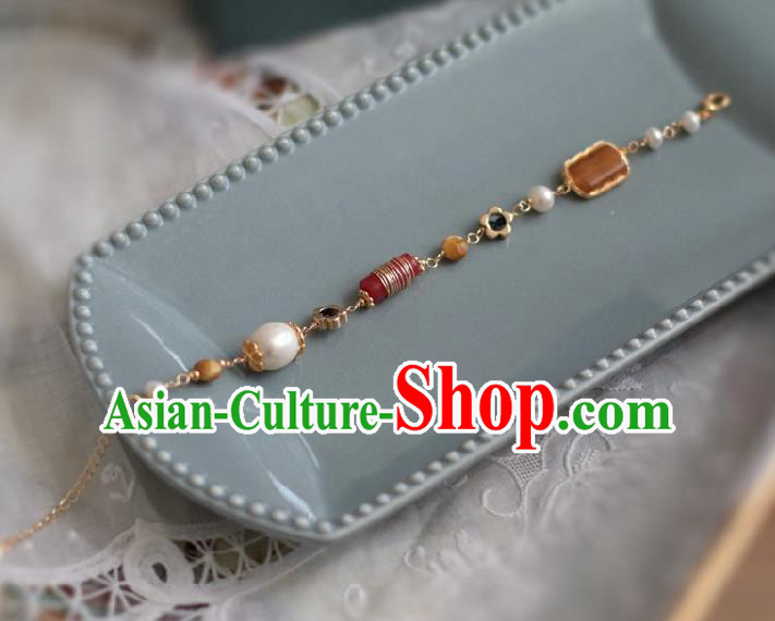 Baroque Handmade Agate Jewelry Accessories European Novel Design Jade Bracelet for Women Baroque Handmade Agate Jewelry Accessories European Novel Design Jade Bracelet for Women