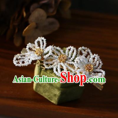 Handmade Retro Wedding Beads Hair Claw Top Grade Hair Accessories Hair Stick Hair Pin for Women