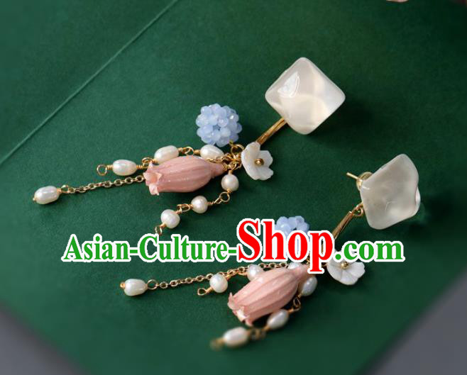 Princess Handmade Convallaria Long Tassel Earrings Classical Eardrop Jewelry Accessories for Women Princess Handmade Convallaria Long Tassel Earrings Classical Eardrop Jewelry Accessories for Women