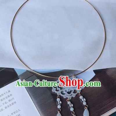 Chinese Handmade Necklet Decoration Traditional Ming Dynasty Necklace Accessories for Women