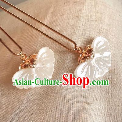 Handmade Chinese Ming Dynasty Hair Clip Traditional Hair Accessories Ancient Empress Hairpins for Women