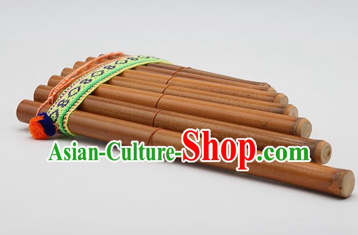 Peru Traditional Musical Instruments Indian Religious Panpipe Wind Instrument Thirteen Scale Pan Flute Peru Traditional Musical Instruments Indian Religious Panpipe Wind Instrument Thirteen Scale Pan Flute
