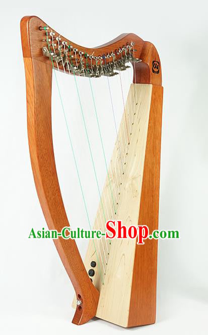 Europe Traditional Musical Instruments Ireland Harp Handmade Wood String Instrument Europe Traditional Musical Instruments Ireland Harp Handmade Wood String Instrument