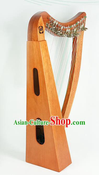 Europe Traditional Musical Instruments Ireland Harp Handmade Wood String Instrument Europe Traditional Musical Instruments Ireland Harp Handmade Wood String Instrument
