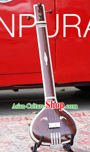 Indian Traditional Musical Instruments India Tanbura Handmade Wood Tambura Plucked String Instrument Indian Traditional Musical Instruments India Tanbura Handmade Wood Tambura Plucked String Instrument