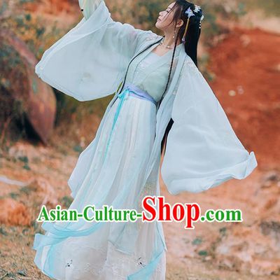 Chinese Tang Dynasty Court Lady Costumes Traditional Ancient Royal Princess Hanfu Garment Embroidered Blouse Strapless and Skirt for Women