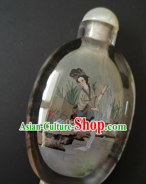 Chinese Snuff Bottle Traditional Handmade Painting Palace Lady Snuff Bottles Chinese Snuff Bottle Traditional Handmade Painting Palace Lady Snuff Bottles