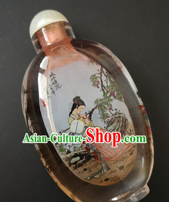 Chinese Snuff Bottle Traditional Handmade Painting Young Beauty Snuff Bottles Chinese Snuff Bottle Traditional Handmade Painting Young Beauty Snuff Bottles
