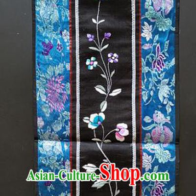 Chinese National Embroidered Flowers Silk Paintings Traditional Handmade Embroidery Craft Decorative Wall Picture
