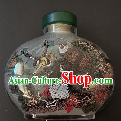 Chinese Snuff Bottle Traditional Handmade Painting Eagle Snuff Bottles