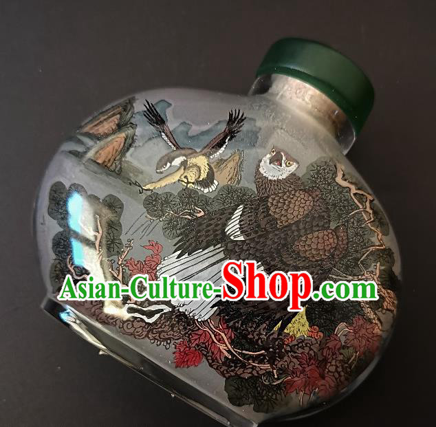 Chinese Snuff Bottle Traditional Handmade Painting Eagle Snuff Bottles