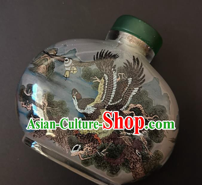 Chinese Snuff Bottle Traditional Handmade Painting Eagle Snuff Bottles