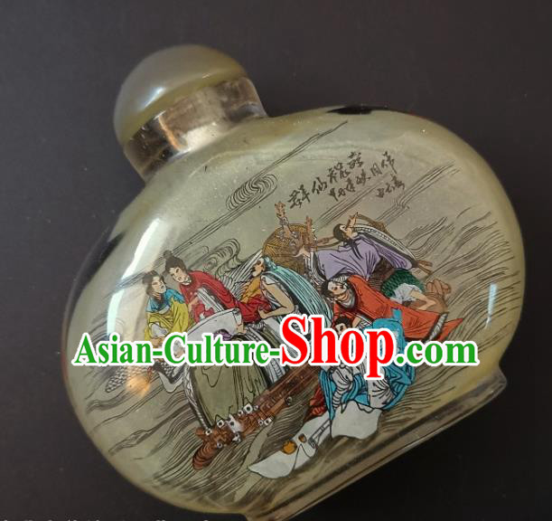 Chinese Snuff Bottle Traditional Handmade Painting Goddess Fairy Snuff Bottles Chinese Snuff Bottle Traditional Handmade Painting Goddess Fairy Snuff Bottles