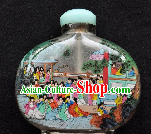 Chinese Handmade Snuff Bottle Traditional Inside Painting Hundred Beauty Snuff Bottles Artware Chinese Handmade Snuff Bottle Traditional Inside Painting Hundred Beauty Snuff Bottles Artware