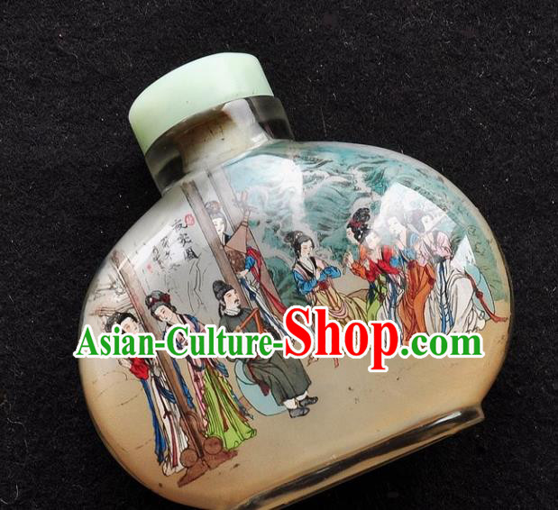 Chinese Handmade Snuff Bottle Traditional Inside Painting Tang Dynasty Dinner Snuff Bottles Artware Chinese Handmade Snuff Bottle Traditional Inside Painting Tang Dynasty Dinner Snuff Bottles Artware