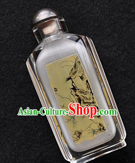 Chinese Handmade Snuff Bottle Traditional Inside Painting Bamboo Birds Snuff Bottles Artware Chinese Handmade Snuff Bottle Traditional Inside Painting Bamboo Birds Snuff Bottles Artware