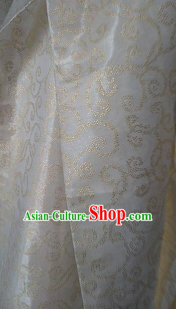 Chinese Traditional Pattern Design White Veil Fabric Grenadine Cloth Asian Gauze Material Chinese Traditional Pattern Design White Veil Fabric Grenadine Cloth Asian Gauze Material