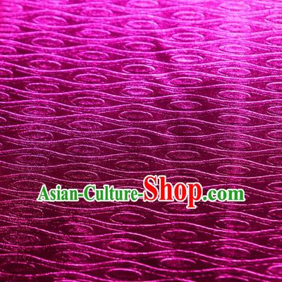 Chinese Traditional Anaglyph Pattern Design Rosy Spandex Fabric Cloth Material Asian Dress Drapery