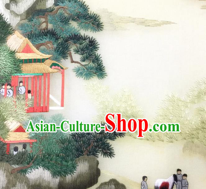 China Traditional Hanfu Circular Fan Embroidered Silk Fan Handmade Palace Fan China Traditional Hanfu Circular Fan Embroidered Silk Fan Handmade Palace Fan