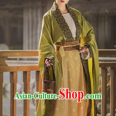 China Southern and Northern Dynasties Historical Clothing Ancient Court Lady Hanfu Dress