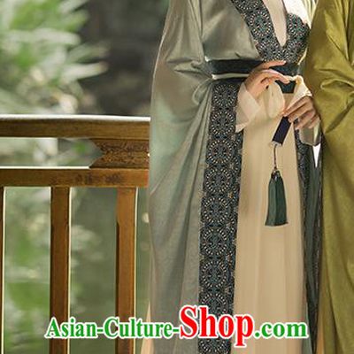 Ancient China Southern and Northern Dynasties Historical Clothing Traditional Court Lady Hanfu Dress