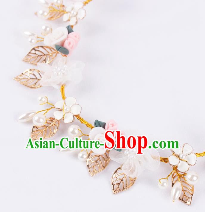 Wedding Princess Headband Elegant Hair Accessories Bride Flowers Hair Clasp Wedding Princess Headband Elegant Hair Accessories Bride Flowers Hair Clasp