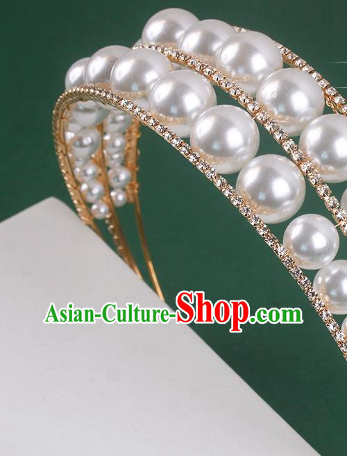 Europe Wedding Princess Headband Elegant Hair Accessories Bride Royal Crown Europe Wedding Princess Headband Elegant Hair Accessories Bride Royal Crown