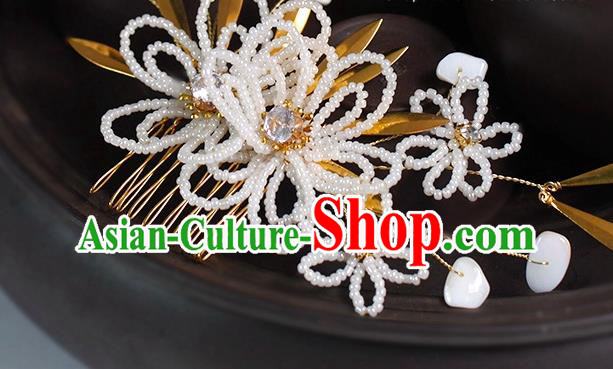 Top Grade Classical Beads Flowers Hairpin Wedding Bride Hair Accessories Handmade Hair Comb Top Grade Classical Beads Flowers Hairpin Wedding Bride Hair Accessories Handmade Hair Comb