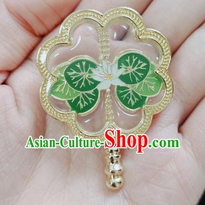Handmade China Cheongsam Breastpin Classical Jewelry Lotus Brooch Accessories
