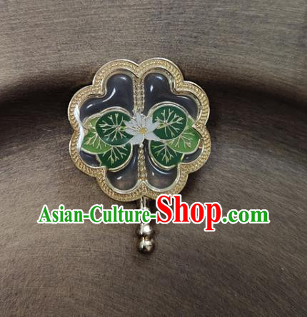 Handmade China Cheongsam Breastpin Classical Jewelry Lotus Brooch Accessories Handmade China Cheongsam Breastpin Classical Jewelry Lotus Brooch Accessories