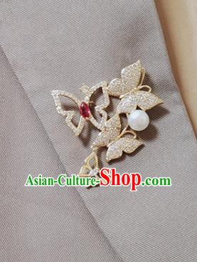 Top Jewelry Accessories Handmade Crystal Brooch Zircon Butterfly Breastpin Top Jewelry Accessories Handmade Crystal Brooch Zircon Butterfly Breastpin
