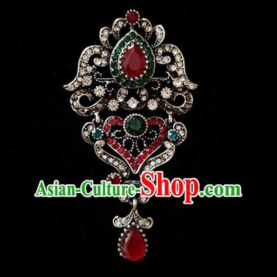 Top Crystal Brooch Jewelry Accessories Handmade Baroque Breastpin