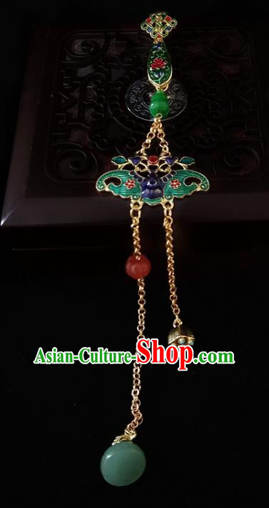 Handmade China Classical Cheongsam Cloisonne Bat Breastpin Jewelry Jade Gourd Brooch Pendant Accessories Handmade China Classical Cheongsam Cloisonne Bat Breastpin Jewelry Jade Gourd Brooch Pendant Accessories